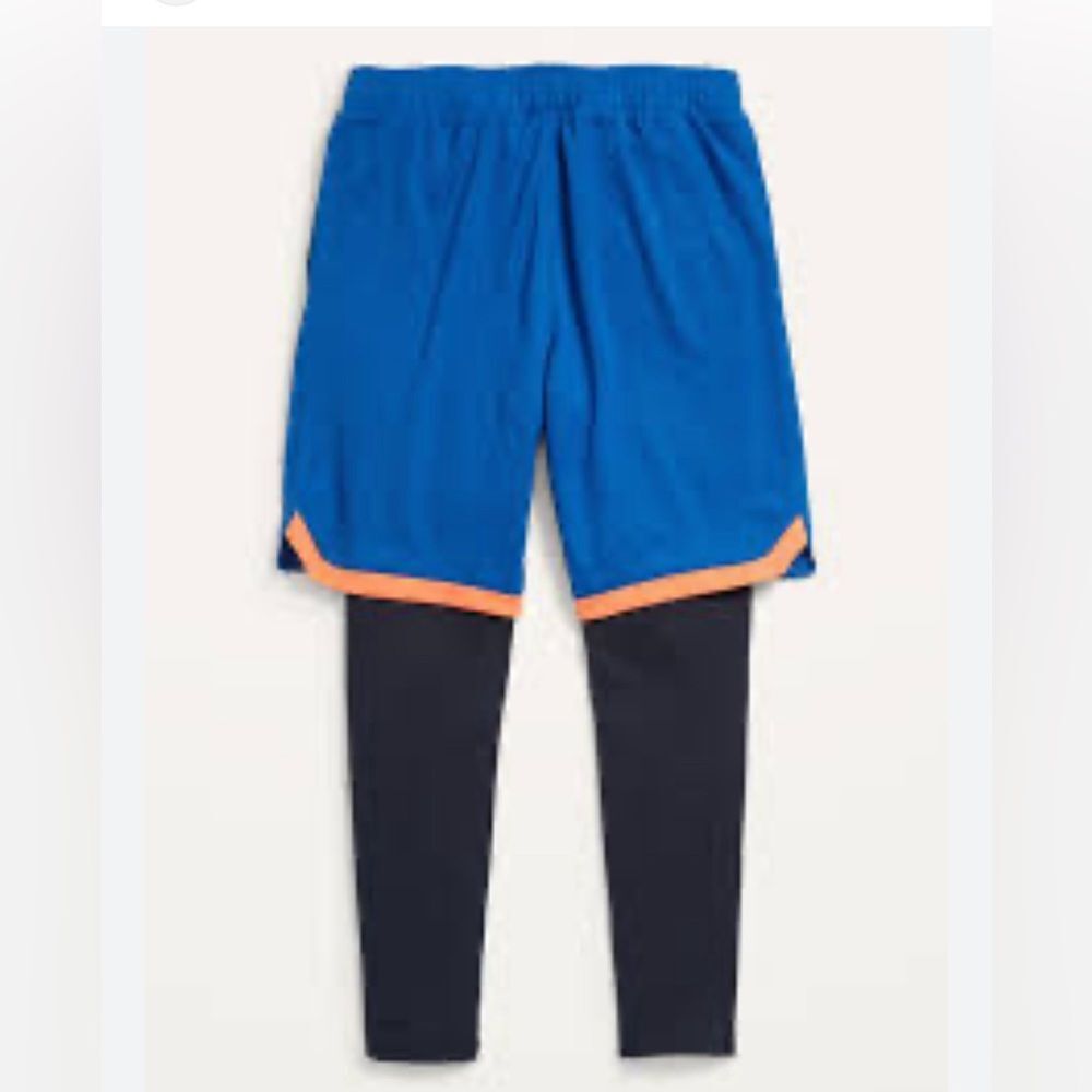 OLD NAVY Go-Dry Cool 2-in-1 Soccer,basketball,running,football layered S…